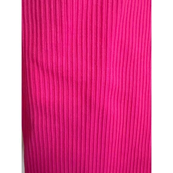 MINI SKIRT HOT PINK SPANDEX 80'S SIZE LARGE - Picture 3 of 7